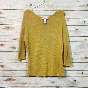 Workshop Republic Clothing V-Neck Pullover Knit Sweater Size S